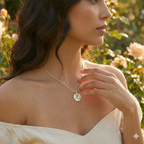 Silver Bloom Rose Pendant Necklace