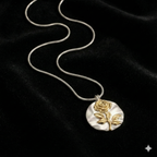 Silver Bloom Rose Pendant Necklace