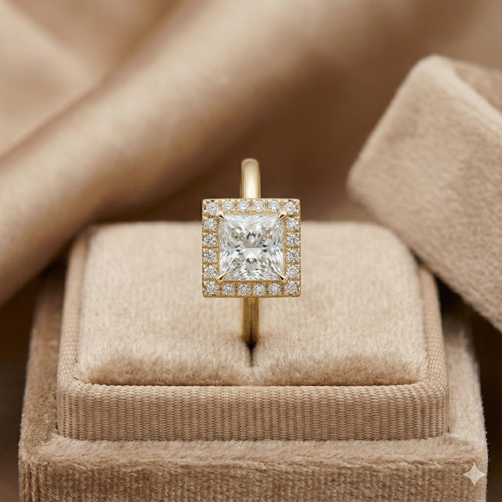 The Royal Princess Halo Ring