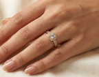 The Royal Square Adjustable Solitaire