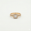 The Royal Square Adjustable Solitaire