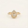 The Midnight Tear Statement Ring