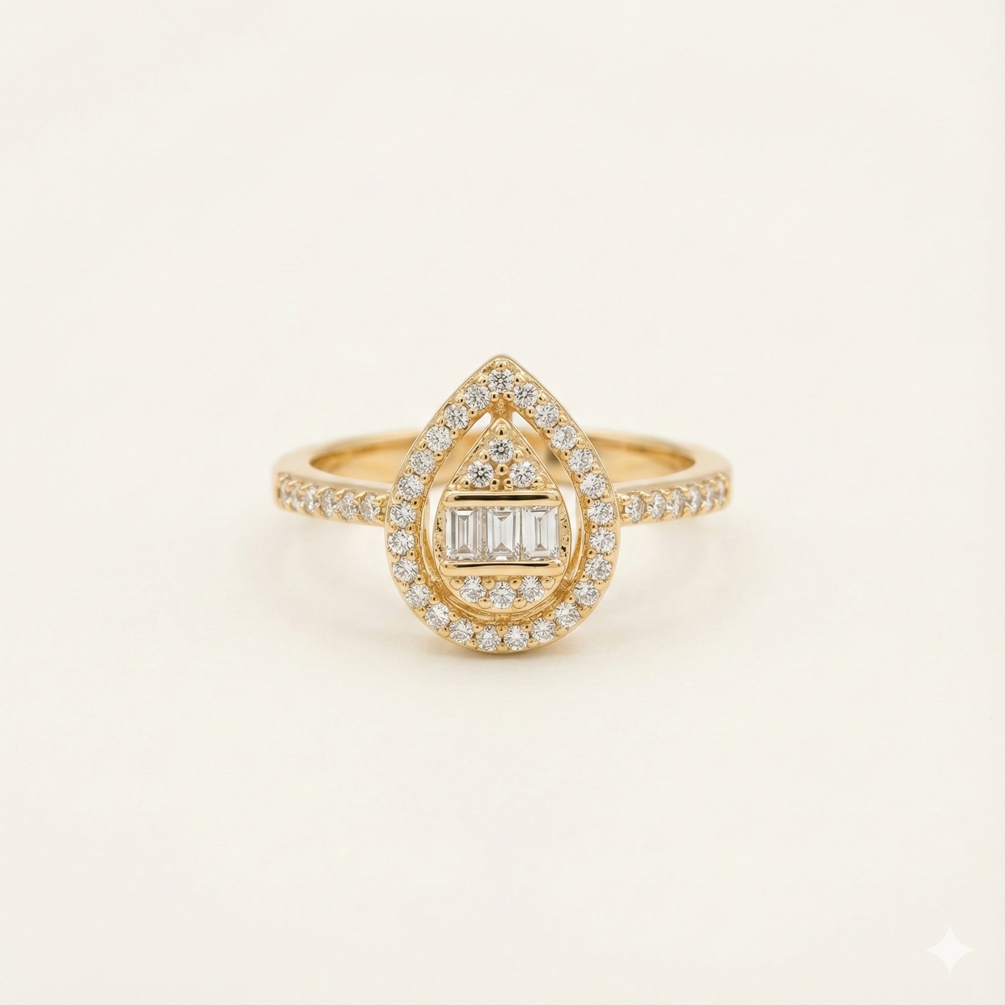 The Midnight Tear Statement Ring