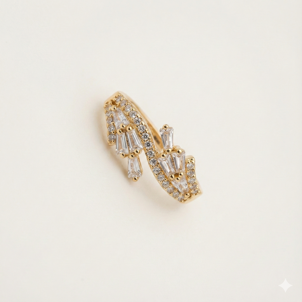 The Crystal Wing Wrap Ring