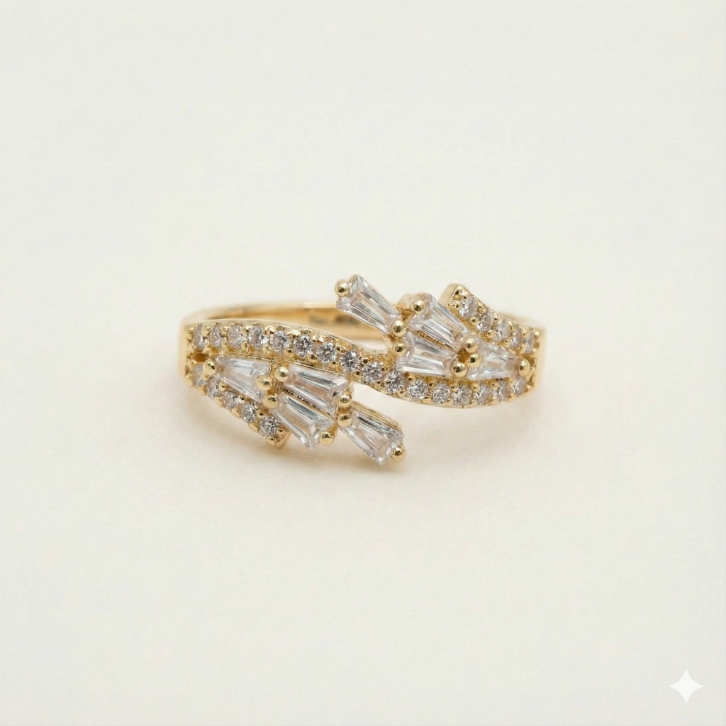 The Crystal Wing Wrap Ring
