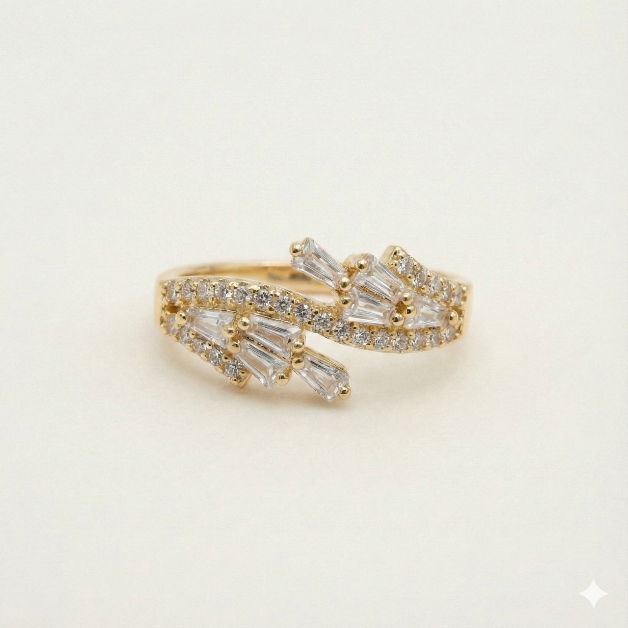 The Crystal Wing Wrap Ring