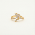 Golden Sunrise Radiance Ring