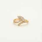 Golden Sunrise Radiance Ring