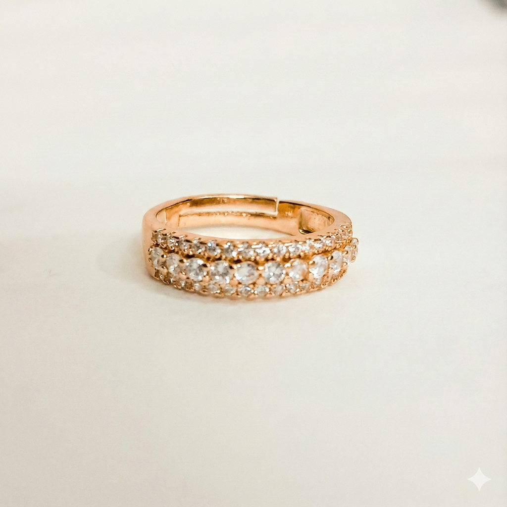 The Rose Glow Stacking Ring