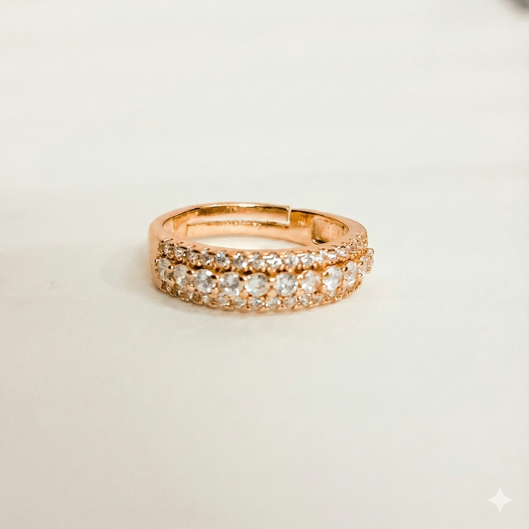 The Rose Glow Stacking Ring