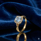 The Blue Sparkle Infinity Ring