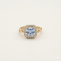 The Blue Sparkle Infinity Ring