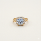 The Blue Sparkle Infinity Ring